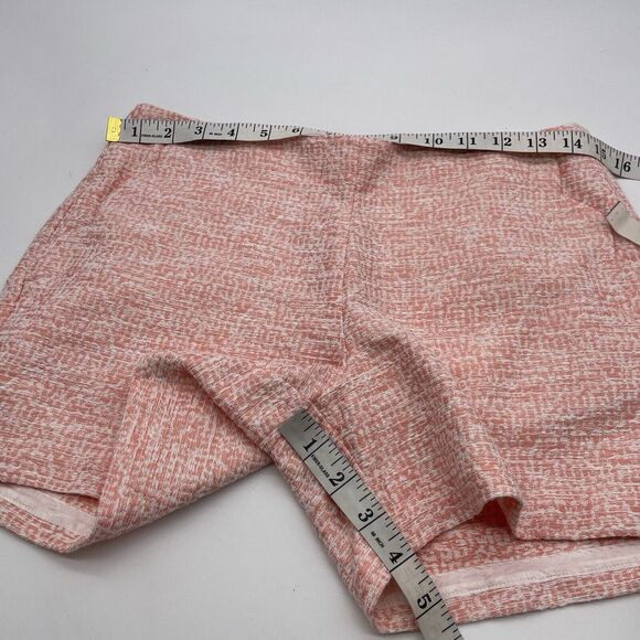 Southern Tide Womens 4" Chino Short Peach White Polyester Blend - Picture 4 of 5